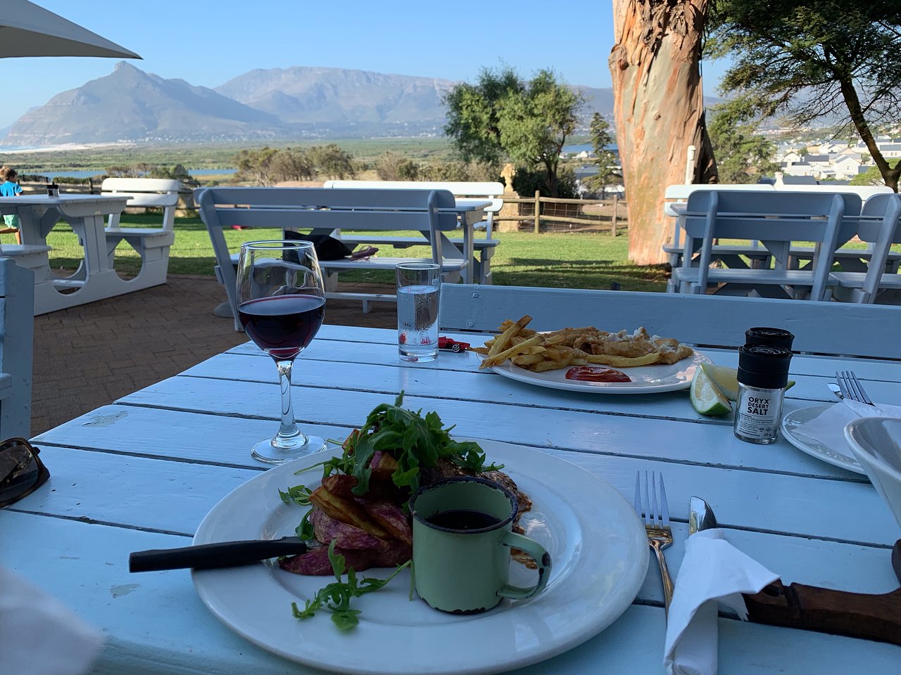 Blue water cafe at Imhoff